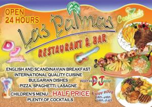 Bar &amp; Restaurant LAS PALMAS Sunny Beach 