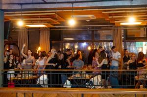Students party with LIDIA