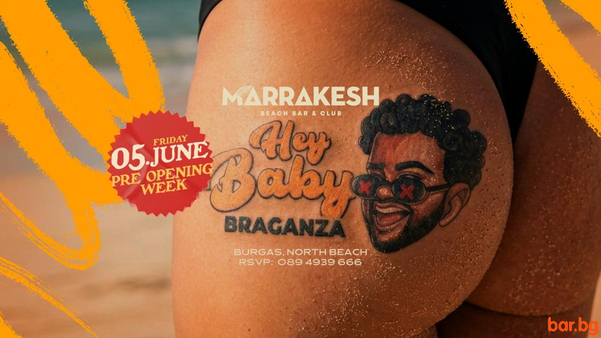PRE OPENING WEEK започва на 5 юни в Marrakesh Beach Bar & Club Бургас ! PRE OPENING WEEK започва на 5 юни в Marrakesh Beach Bar & Club Бургас !