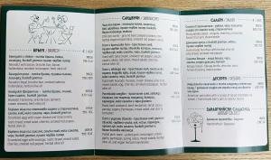 Menu STRACCIATELLA
